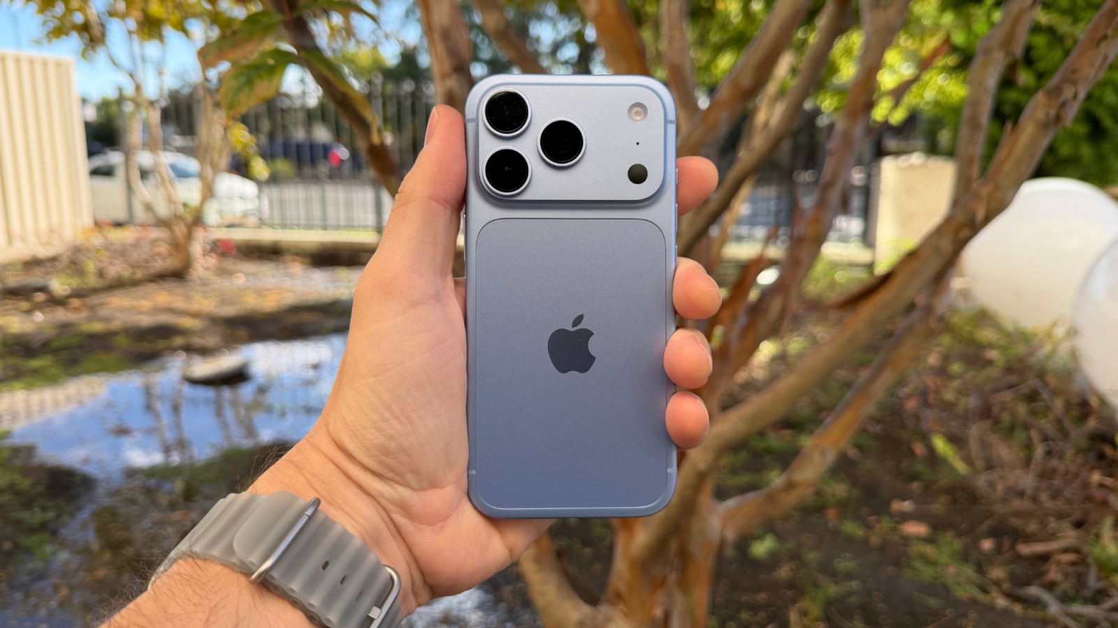 the iphone 18 pro in a man