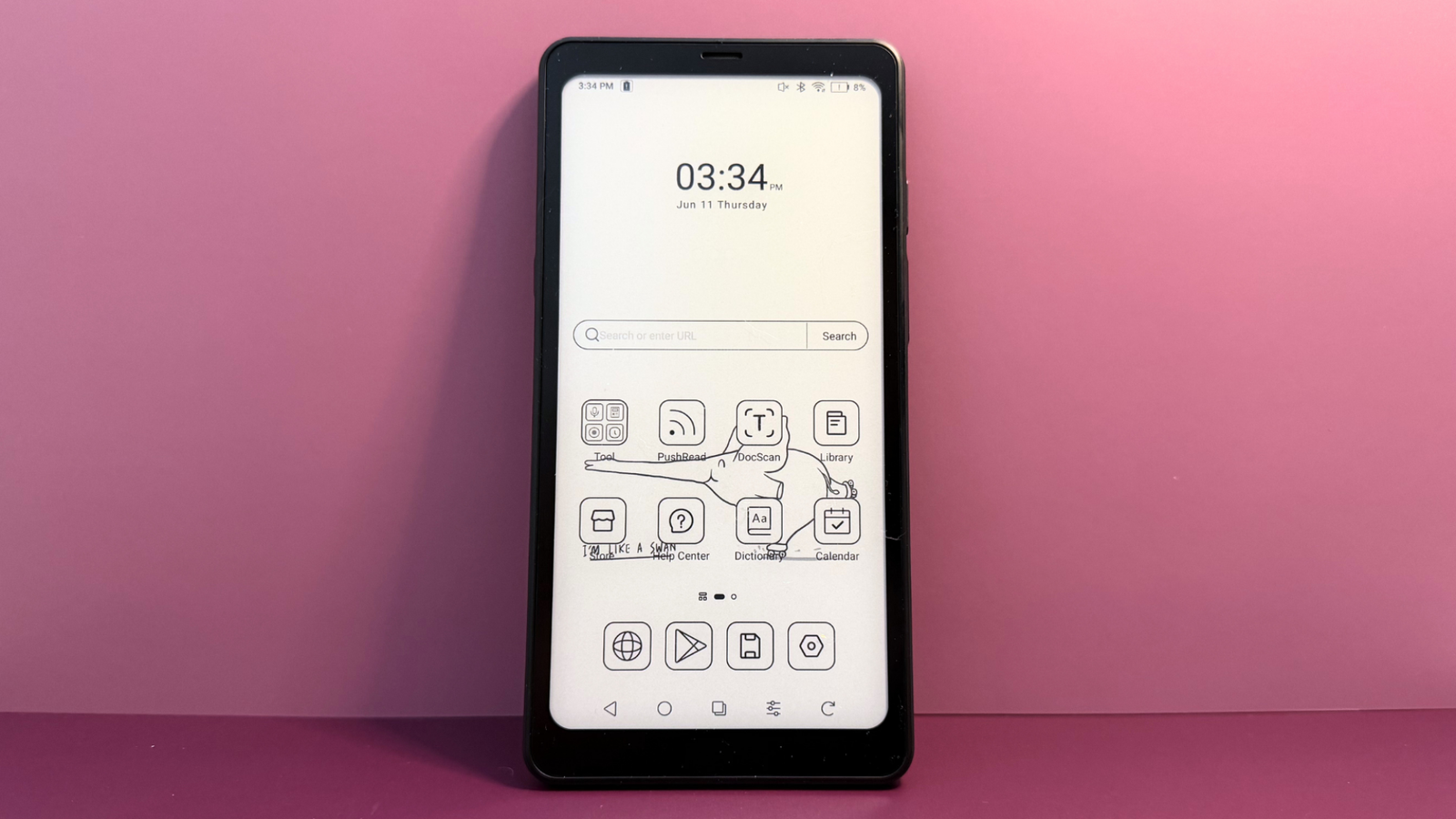 A Boox Palma e-reader